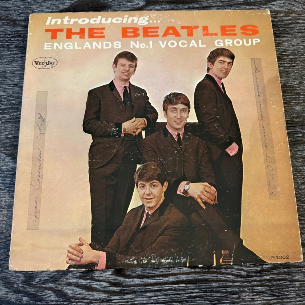 The Beatles Introducing the Beatles LP Vee-Jay VJLP 1062 Mono Early Press VG